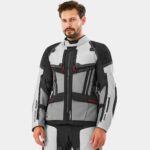 SHIMA MOTO JAKNA TRACKER SVETLO SIVA - Slika 3