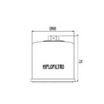 FILTER ULJA HF138RC HIFLO - Slika 2