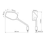 LAMPA FENDER RETROVIZORI M10 90489 - Slika 4