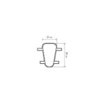 LAMPA PROZRACNI GEL ZA SEDISTE  L-21x30 cm 91470 - Slika 5