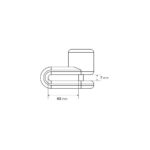 LAMPA PINCH BRAVA DISK LOCK – Ø 5,5mm – CRNI 91563 - Slika 3