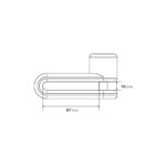 LAMPA PINCH XL BRAVA DISK LOCK – Ø 10mm – CRNI 91565 - Slika 3
