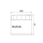 FILTER ULJA HF303RC HIFLO - Slika 2