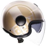 AGV ETERES JET KACIGA SIROLO MAT BELO ZLATNA - Slika 2