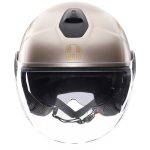AGV ETERES JET KACIGA SIROLO MAT BELO ZLATNA - Slika 7