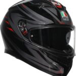 AGV K3 KACIGA SYTH CRNO CRVENA