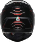AGV K3 KACIGA SYTH CRNO CRVENA - Slika 3