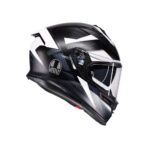 AGV K7 KACIGA GLIMPSE MAT CRNO BELA - Slika 3