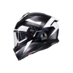 AGV K7 KACIGA GLIMPSE MAT CRNO BELA - Slika 4