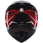 AGV K1 S KACIGA LION CRNO CRVENA - Slika 10