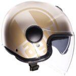 AGV ETERES JET KACIGA SIROLO MAT BELO ZLATNA - Slika 4