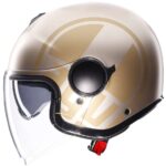 AGV ETERES JET KACIGA SIROLO MAT BELO ZLATNA - Slika 5