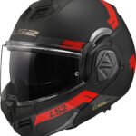 LS2 KACIGA FLIP UP FF906 ADVANT BEND CRNO CRVENA