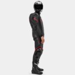 SHIMA HYPER RS KOZNI KOMBINEZON CRNO CRVENI - Slika 5