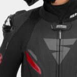 SHIMA HYPER RS KOZNI KOMBINEZON CRNO CRVENI - Slika 8