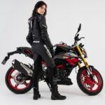 SHIMA MIURA RS ZENSKI KOZNI JEDNODELNI KOMBINEZON CRNO BELI - Slika 11