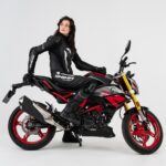 SHIMA MIURA RS ZENSKI KOZNI JEDNODELNI KOMBINEZON CRNO BELI - Slika 10