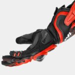 SHIMA KOZNE MOTO RUKAVICE RS-3 CRVENE/FLUO - Slika 6