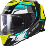 LS2 KACIGA FF800 STORM II TRACKER CRNO ZUTA