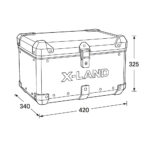 X-LAND KOFER ALU NIKLOVAN 45L - Slika 2
